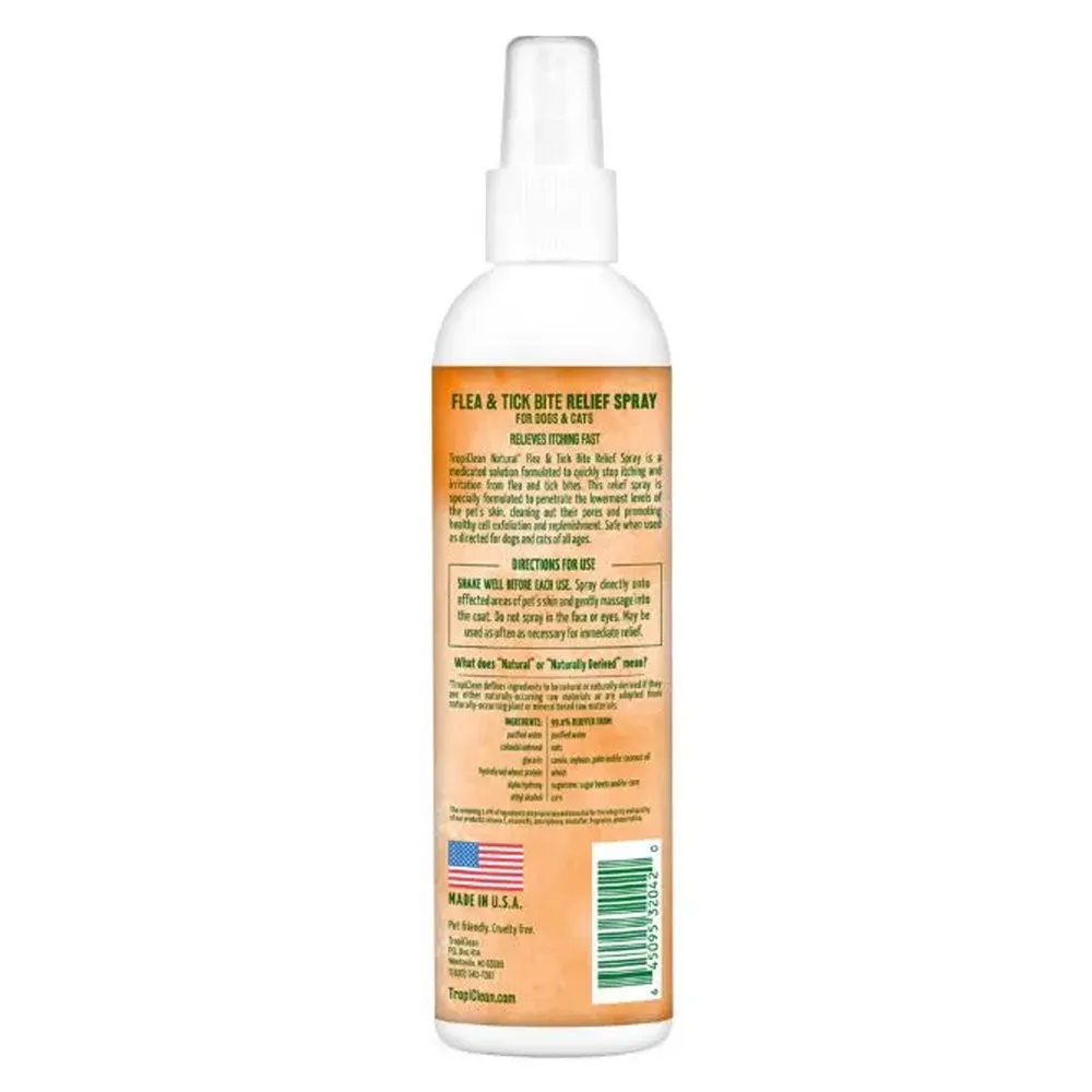 TropiClean Flea and Tick Bite Relief Spray