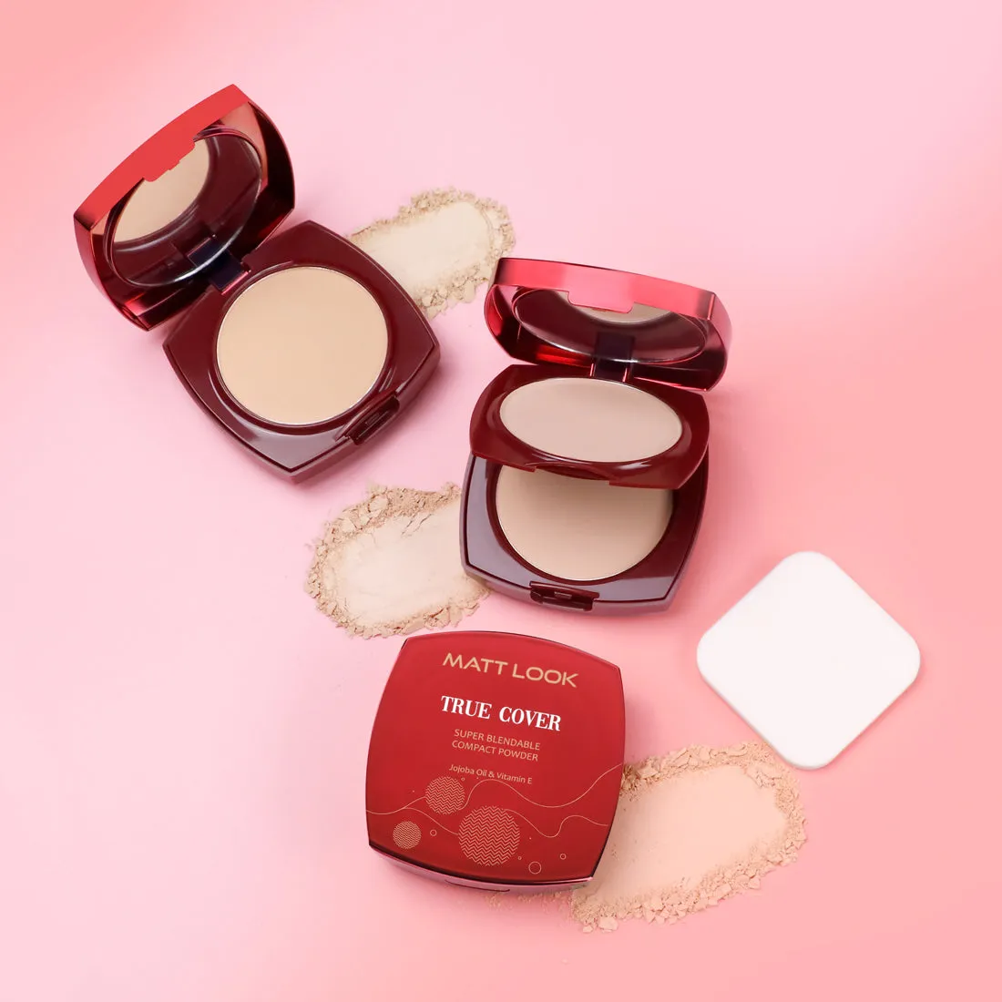 True Cover Super Blendable Compact Powder With SPF-20, Jojoba Oil & Vitamin E