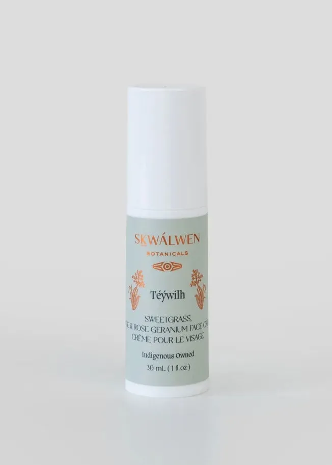 Téýwilh Sweetgrass, Sage & Rose Geranium Face Cream