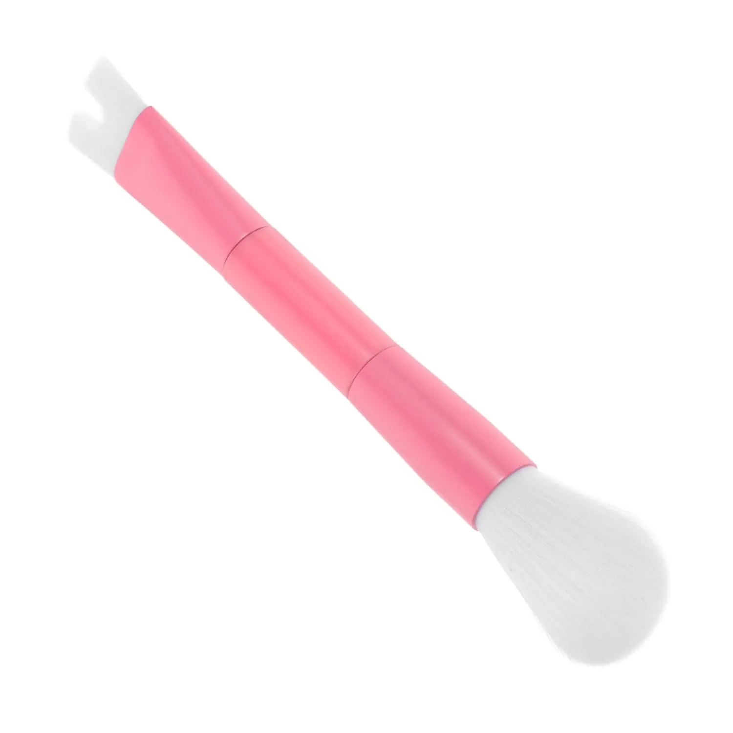 U Shaped Nose Contour Brush for Effortless High Nose Bridge Definition Pink Multi Purpose Makeup Tool for Contouring Loose Powder and Sculpting Soft Bristles Travel
