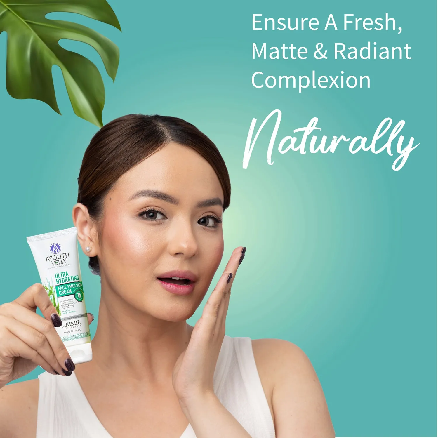 Ultra Hydrating Face Emulsion Cream With Aloe Vera & Coconut Water- 60 g