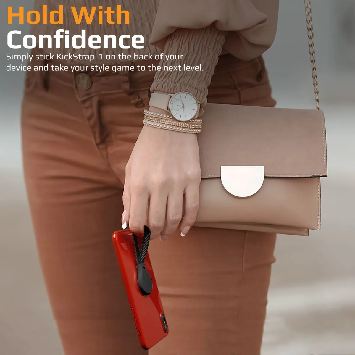 Ultra-Slim Multi-Function Finger Grip Stand