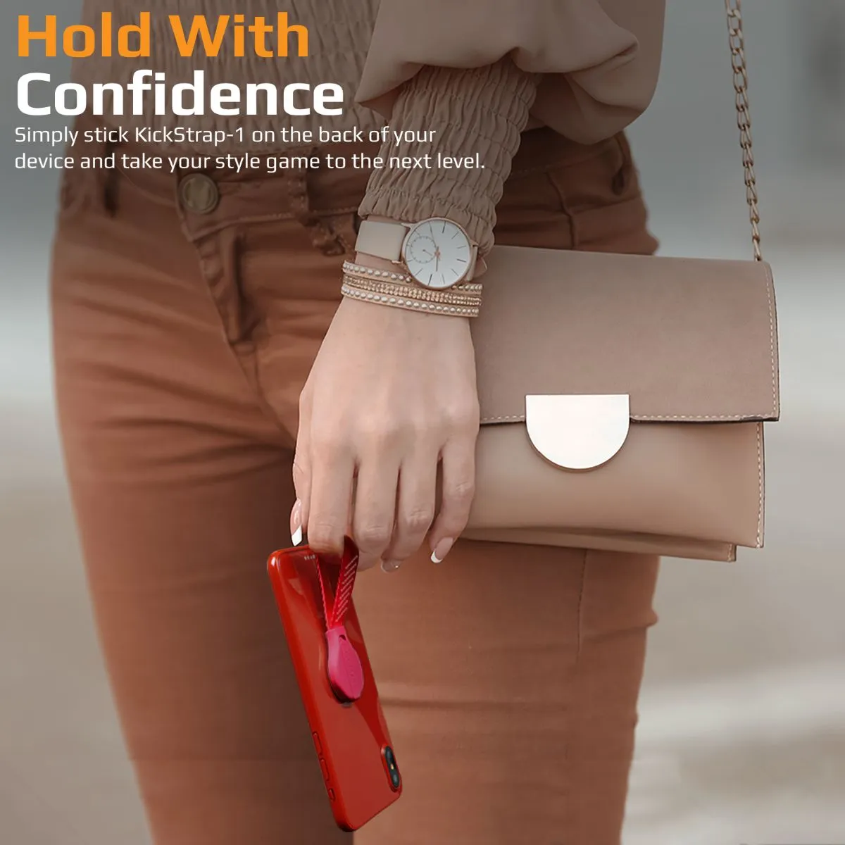 Ultra-Slim Multi-Function Finger Grip Stand