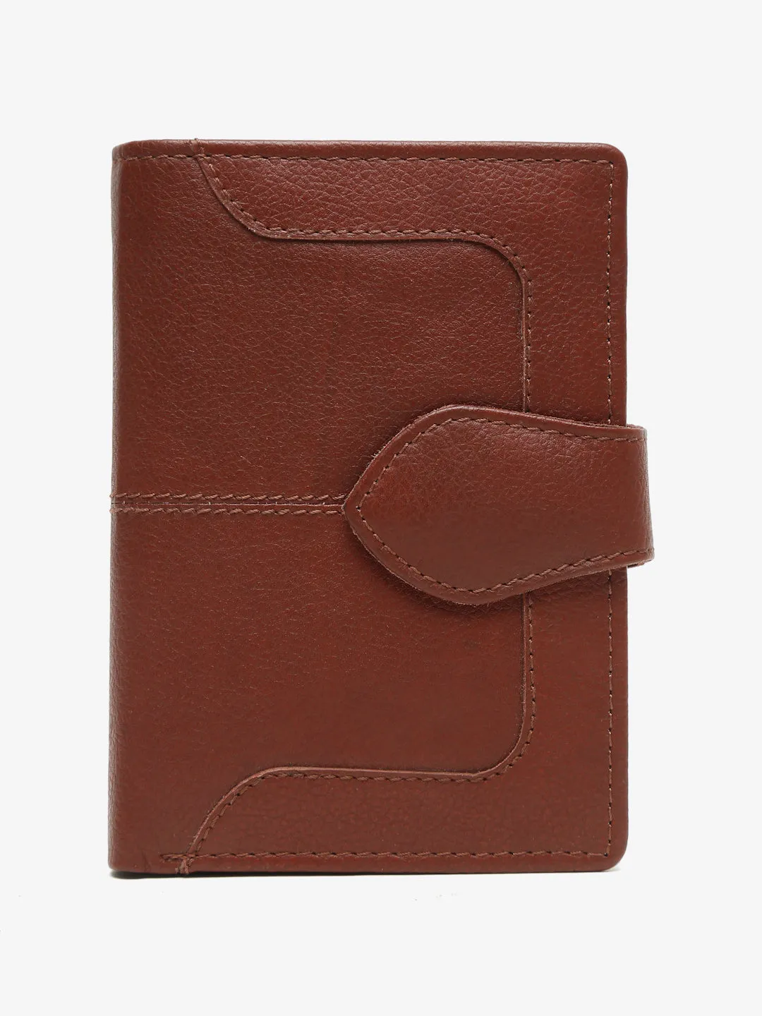 Unisex Brown Solid Leather Accessory Gift Set