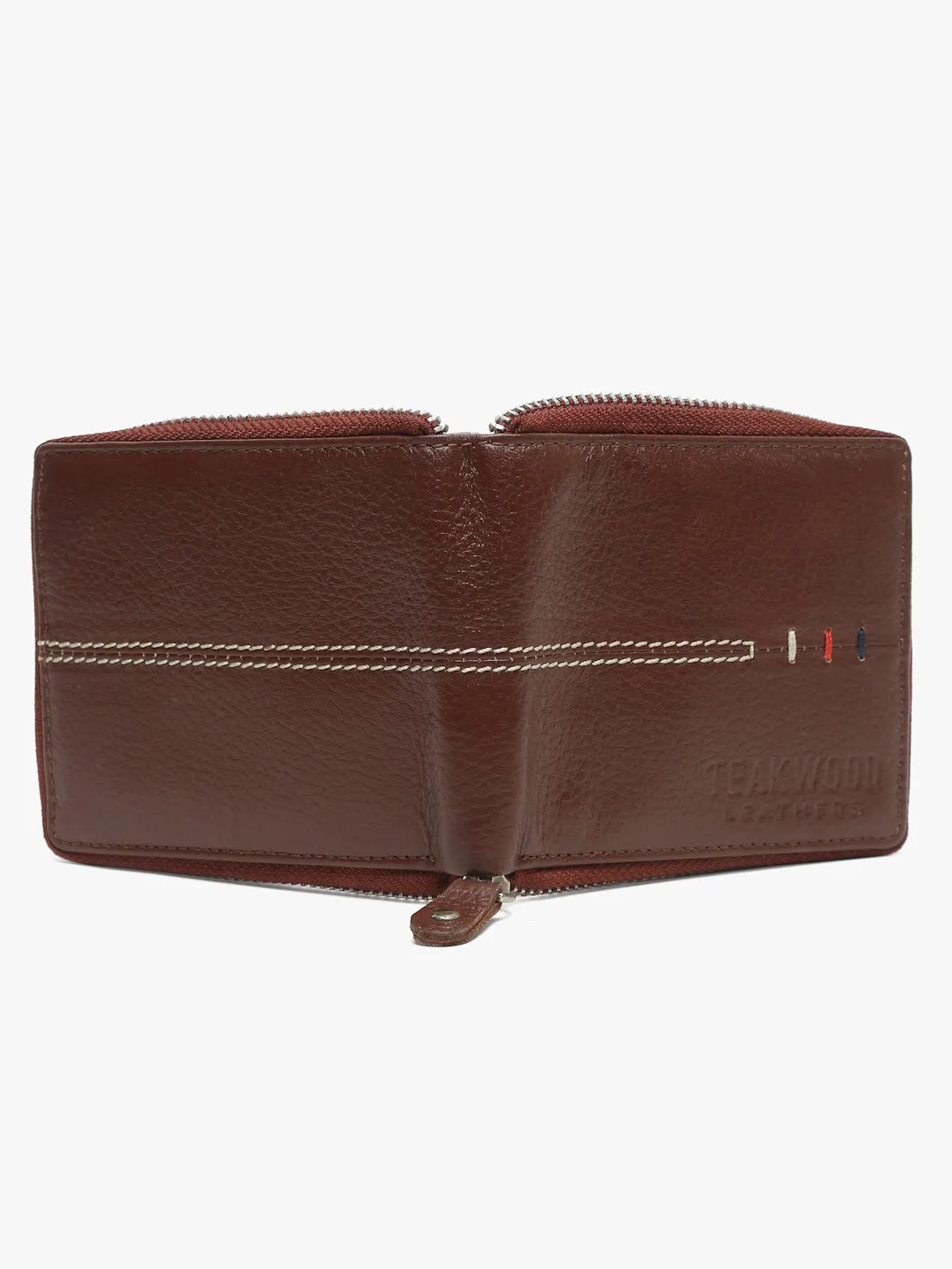 Unisex Brown Solid Leather Accessory Gift Set