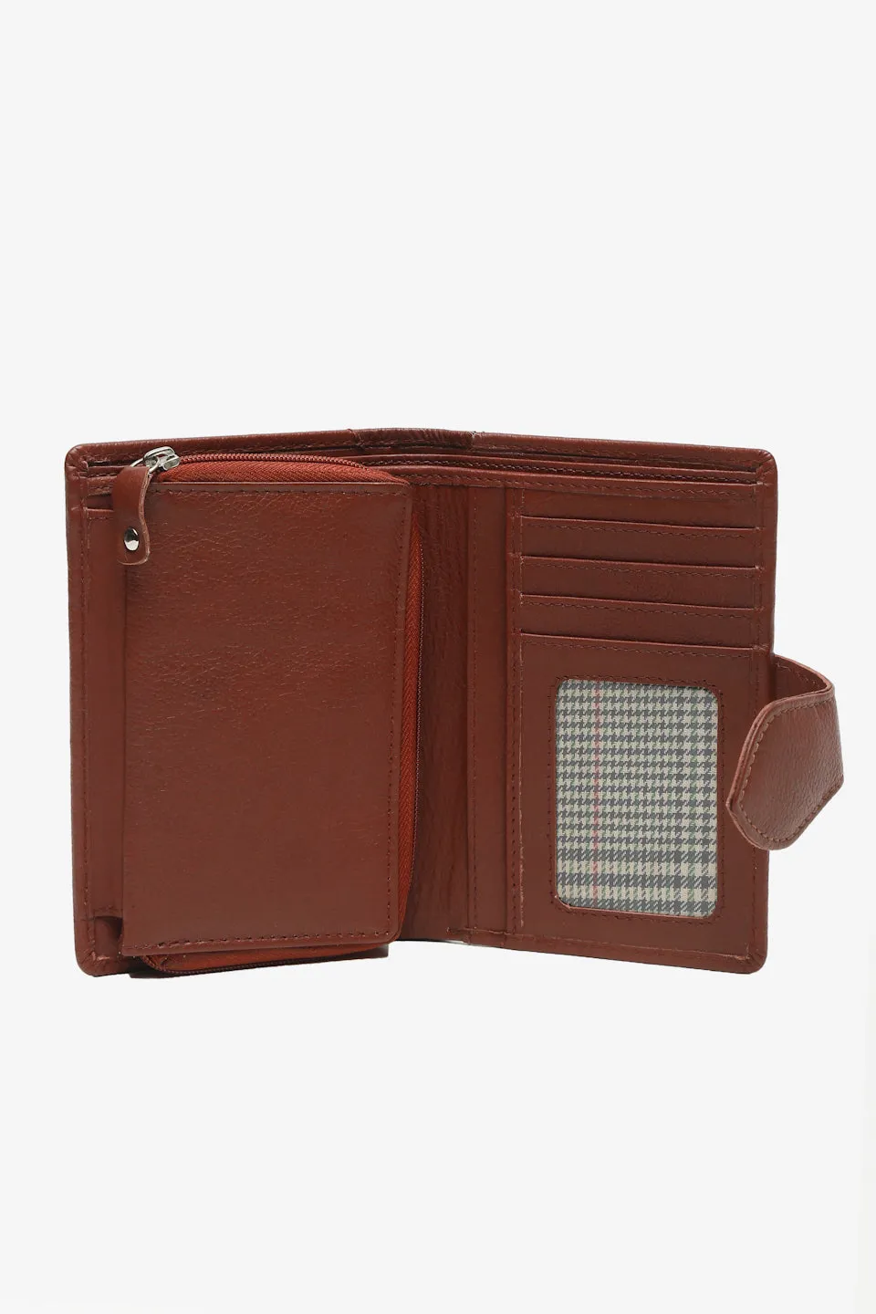Unisex Brown Solid Leather Accessory Gift Set