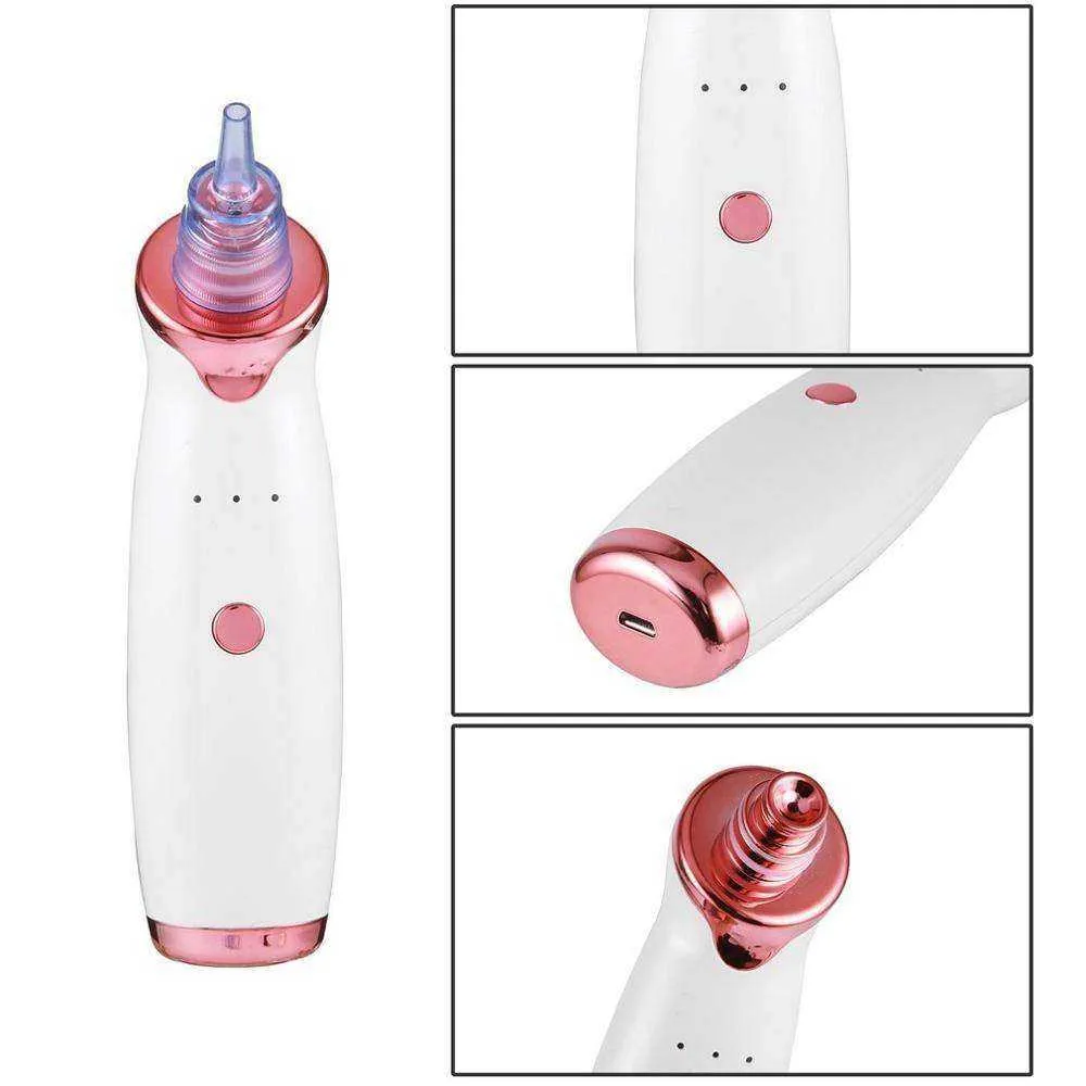 USB Rechargeable Vacuum Blackhead Acne Pimple Remover