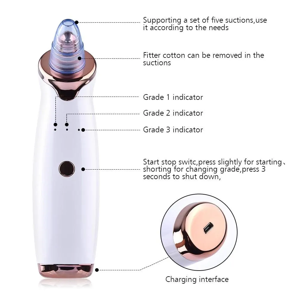 Vacuum Acne FOR Remove Pimple Skin