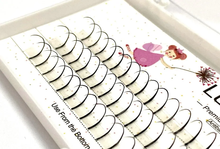 VenusFox A-Shape Professional Makeup Individual Lashes Cluster Lower Lashes Natural Fluffy False Eyelashes 3D Mink Eyelash Extension