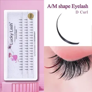 VenusFox A-Shape Professional Makeup Individual Lashes Cluster Lower Lashes Natural Fluffy False Eyelashes 3D Mink Eyelash Extension