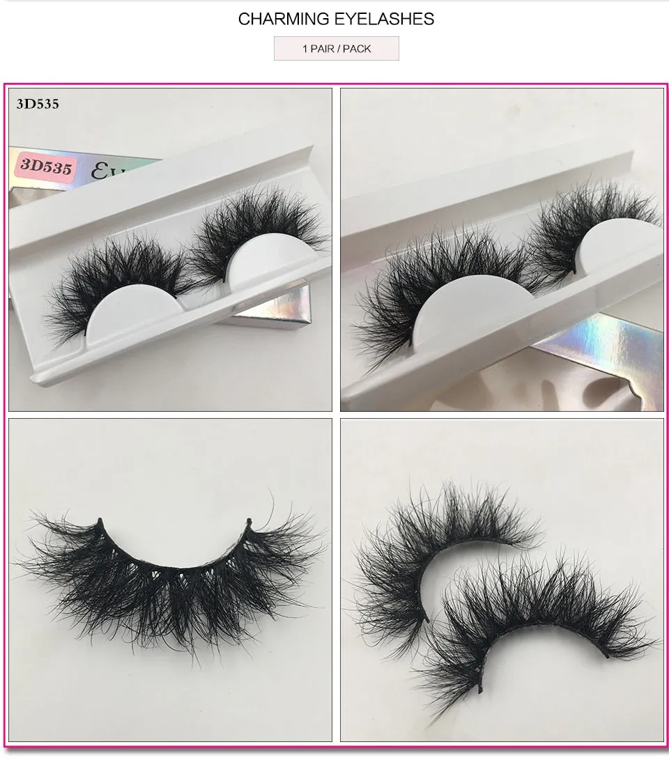VenusFox Fluffy Mink Lashes Short Messy Wispy Natural Eyelashes 10mm-18mm Hamdmade Real 3D Mink Eyelashes Makeup False Lashes