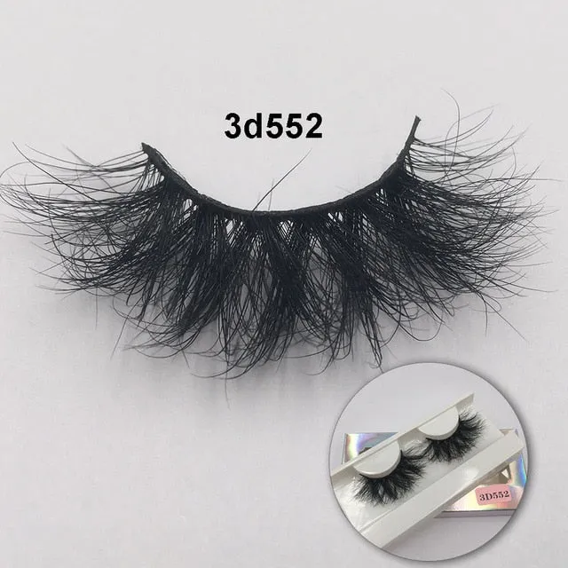 VenusFox Fluffy Mink Lashes Short Messy Wispy Natural Eyelashes 10mm-18mm Hamdmade Real 3D Mink Eyelashes Makeup False Lashes