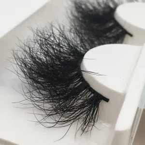 VenusFox Fluffy Mink Lashes Short Messy Wispy Natural Eyelashes 10mm-18mm Hamdmade Real 3D Mink Eyelashes Makeup False Lashes