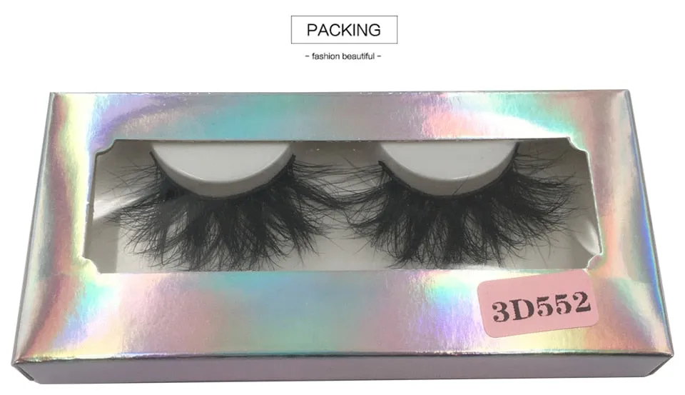 VenusFox Fluffy Mink Lashes Short Messy Wispy Natural Eyelashes 10mm-18mm Hamdmade Real 3D Mink Eyelashes Makeup False Lashes
