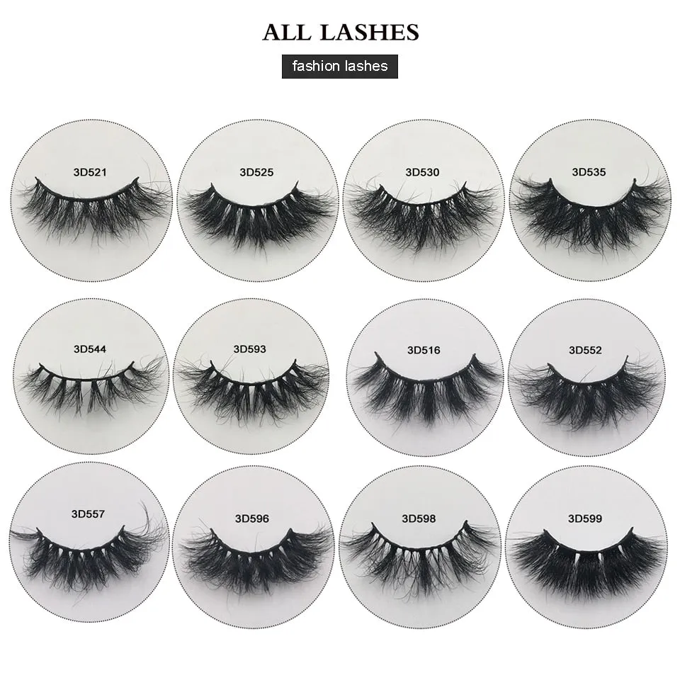 VenusFox Fluffy Mink Lashes Short Messy Wispy Natural Eyelashes 10mm-18mm Hamdmade Real 3D Mink Eyelashes Makeup False Lashes