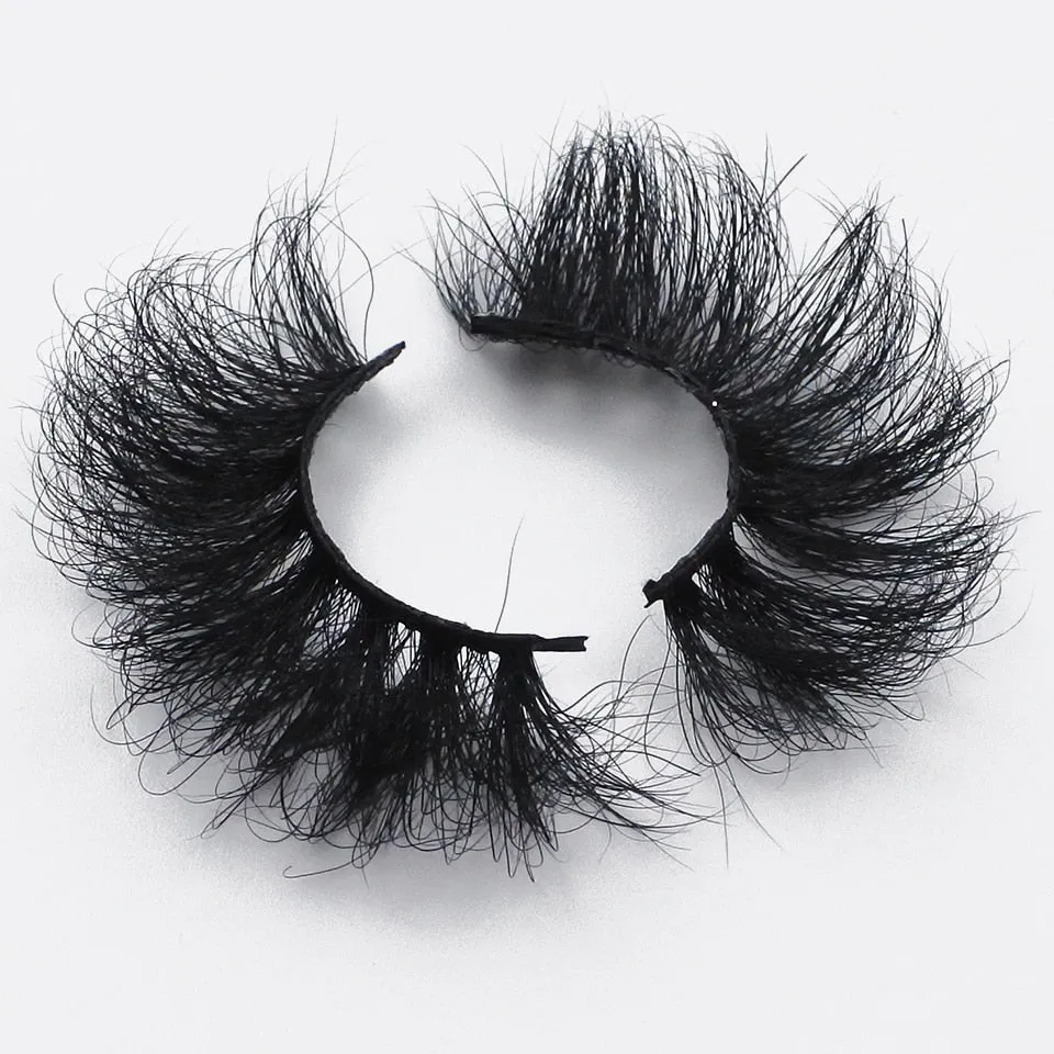VenusFox Fluffy Mink Lashes Short Messy Wispy Natural Eyelashes 10mm-18mm Hamdmade Real 3D Mink Eyelashes Makeup False Lashes