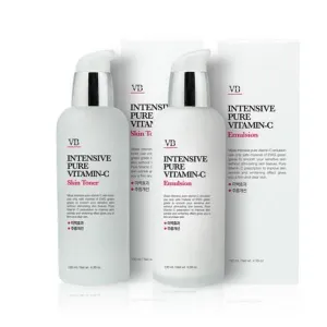 VIBAS Intensive Pure Vitamin C Skin Toner 130ml   Emulsion Set 130ml