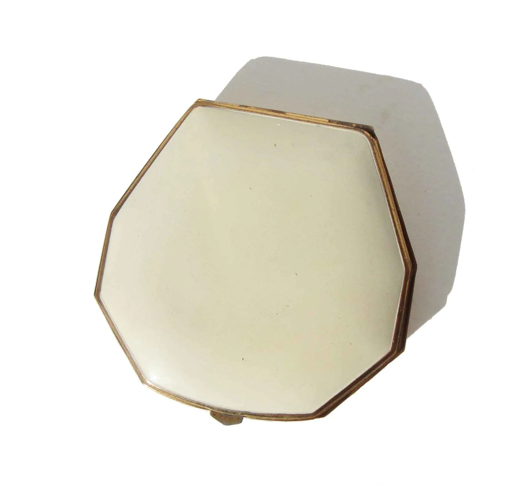 Vintage 30s Compact Face Powder & Rouge Double Compartment