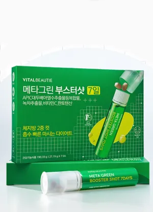 VITALBEAUTIE Metagreen Booster Shot 27.19g   Metagreen Slim Set 7doses (Double Cut of Body Fat)