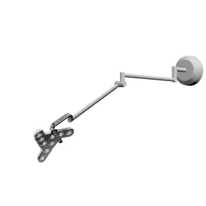Waldmann D16078000, TRIANGO 100-3 W LED Medical Procedure Light, 100,000 lux, Wall Mount, Dimming, Color Changing