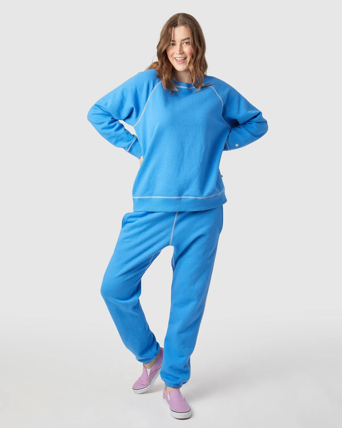 Walker Sweatpant In Capri Blue