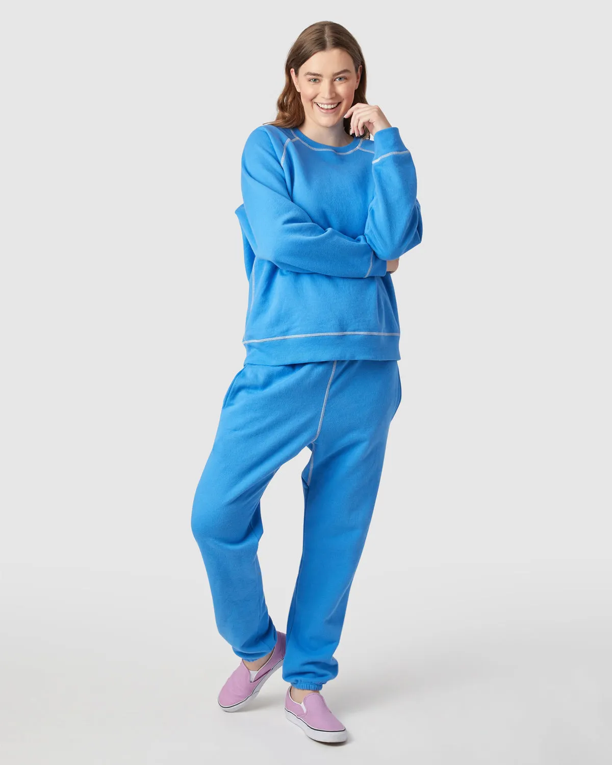 Walker Sweatpant In Capri Blue