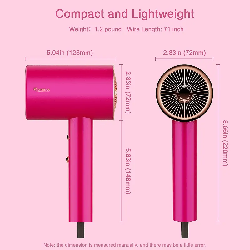 Water Ionic Hair Dryer 1800W