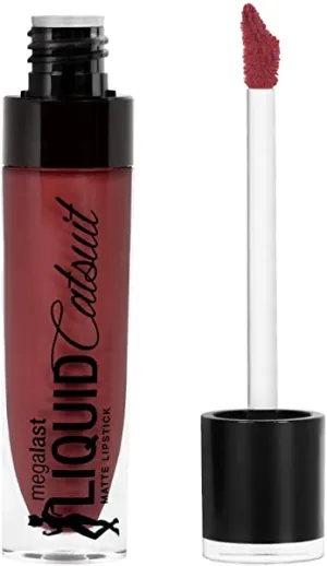 wet n wild Megalast Liquid Catsuit Lipstick, Give Me Mocha, 6 Gram