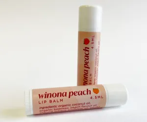 Winona Peach Natural Lip Balm