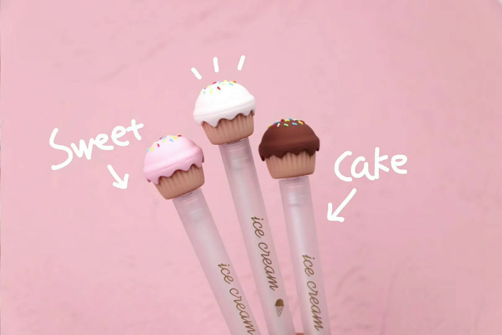 X 22316 SPINNING ICE CREAM CAKE GEL PEN-DISCONTINUED