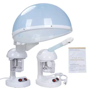 ZENY™ Portable 2 In 1 Hair and Facial Steamer with Bonnet Hood for Personal Home Use